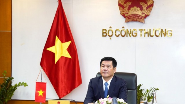 Bộ trưởng Nguyễn Hồng Diên phát biểu chúc mừng trực tuyến nhân kỷ niệm 73 năm ngày thiết lập quan hệ ngoại giao Việt Nam – Trung Quốc