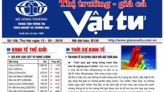 Trung tâm TTCN và TM phát hành Bản tin Thị trường Giá cả Vật tư Số 108 Thứ Hai ngày 13/5/2019