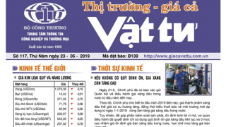 Trung tâm TTCN và TM phát hành Bản tin Thị trường Giá cả Vật tư Số 117, Thứ Năm ngày 23/5/2019 