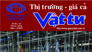 Trung tâm TTCN và TM giới thiệu Bản tin Thị trường Giá cả Vật tư Số 150 + 151, Thứ Hai & Thứ Ba ngày 1-2/7/2019 