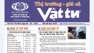 Trung tâm TTCN và TM ra mắt Bản tin Thị trường Giá cả Vật tư Số 183, Thứ Năm ngày 8/8/2019 