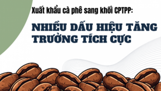 Xuất khẩu cà phê sang khối CPTPP: Nhiều dấu hiệu tăng trưởng tích cực