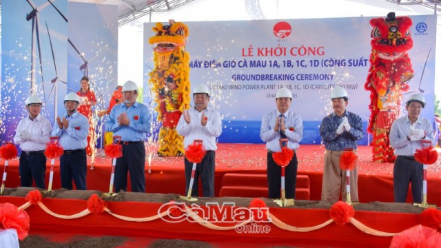 Khởi công Nhà máy điện gió 10.000 tỷ đồng
