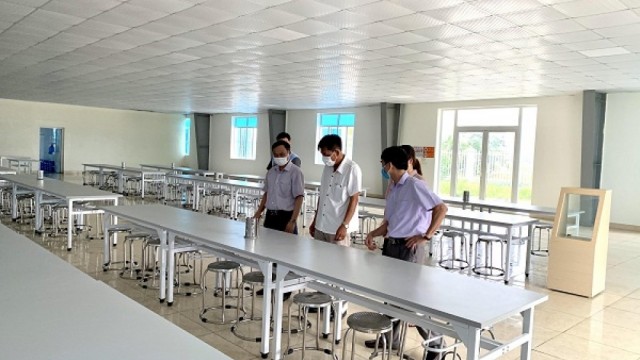 Sở Công Thương Ninh Bình tổ chức kiểm tra công tác phòng, chống dịch bệnh COVID-19 tại các cụm công nghiệp trên địa bàn tỉnh