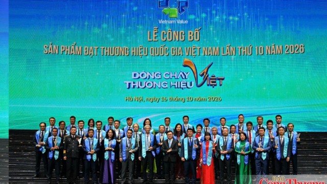 Bộ Công Thương tổ chức Lễ công bố sản phẩm đạt Thương hiệu quốc gia Việt Nam năm 2026