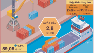 Xuất khẩu hàng hóa quý I/2020 tăng 0,5%