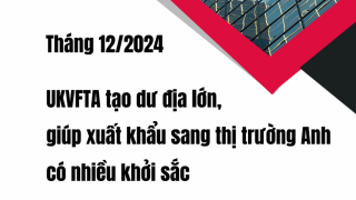 UKVFTA tạo dư địa lớn, giúp xuất khẩu sang thị trường Anh có nhiều khởi sắc