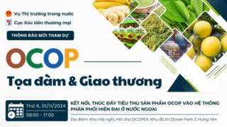 Mời tham dự Tọa đàm và Giao thương kết nối, thúc đẩy tiêu thụ sản phẩm OCOP vào hệ thống phân phối hiện đại ở nước ngoài