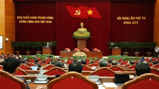 Thông báo Hội nghị lần thứ tư Ban Chấp hành Trung ương Đảng khóa XIV