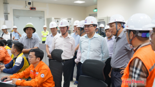 Bộ trưởng Bộ Công Thương Lê Mạnh Hùng chỉ đạo đẩy nhanh tiến độ các dự án tại Trung tâm Điện lực Quảng Trạch