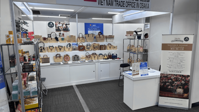 Sản phẩm Việt Nam được doanh nghiệp Nhật Bản quan tâm tại Hội chợ Osaka International Gift Show 2026