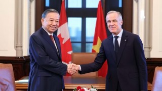 Tổng Bí thư, Chủ tịch nước Tô Lâm hội đàm với Thủ tướng Canada Mark Carney