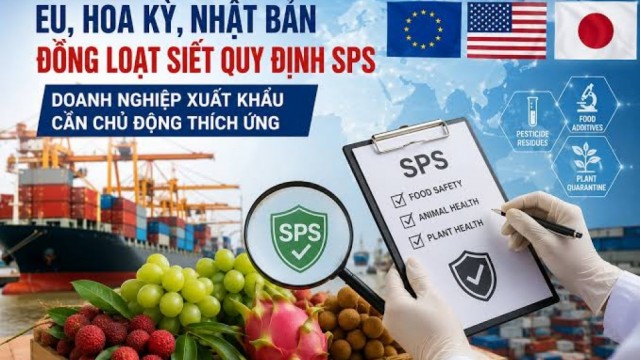 Quy định SPS mới từ các thị trường lớn: Yêu cầu thích ứng cho nông sản xuất khẩu Việt Nam