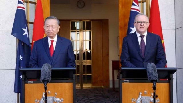 Tổng Bí thư, Chủ tịch nước Tô Lâm và Thủ tướng Australia gặp gỡ báo chí