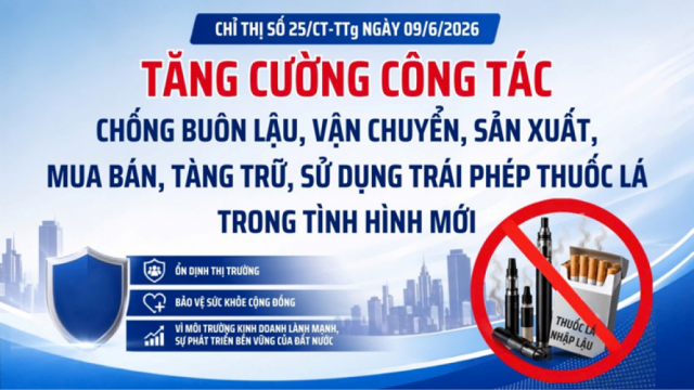 Mỗi người dân là một lá chắn trước thuốc lá lậu  và thuốc lá trái phép