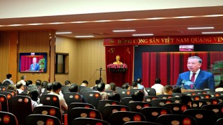 Đảng ủy Bộ Công Thương tổ chức điểm cầu trực tuyến Hội nghị toàn quốc sơ kết 1 năm vận hành mô hình tổ chức tổng thể của hệ thống chính trị, mô hình chính quyền 3 cấp