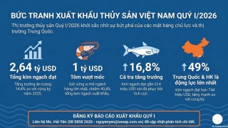 Cơ hội nào cho xuất khẩu thủy sản Việt Nam năm 2026?