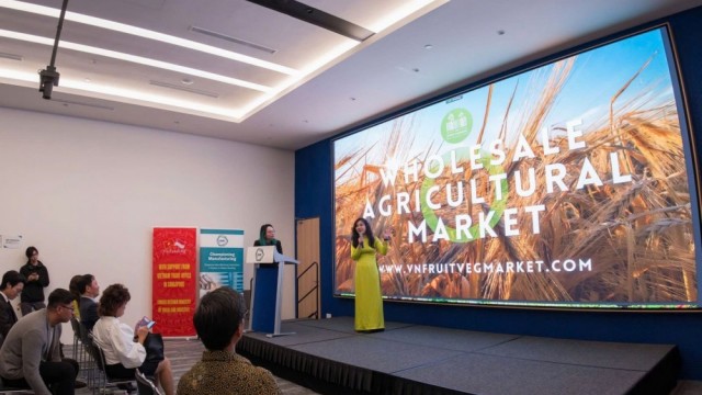 Ra mắt nền tảng “Chợ đầu mối nông sản trực tuyến Việt Nam” tại Singapore