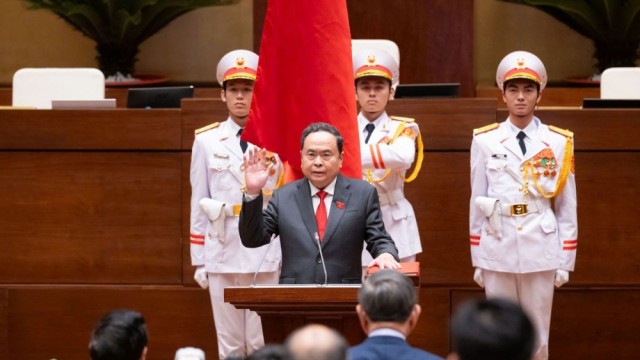 Đồng chí Trần Thanh Mẫn tiếp tục được bầu giữ chức Chủ tịch Quốc hội khóa XVI