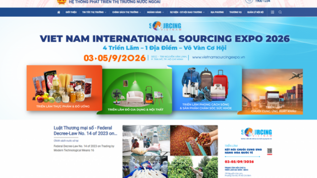 Xây dựng Nền tảng số về phát triển thị trường nước ngoài