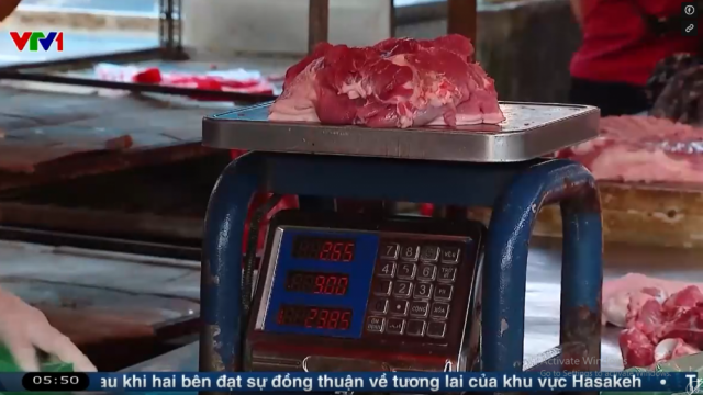 Nguồn cung thịt lợn đáp ứng đủ nhu cầu Tết