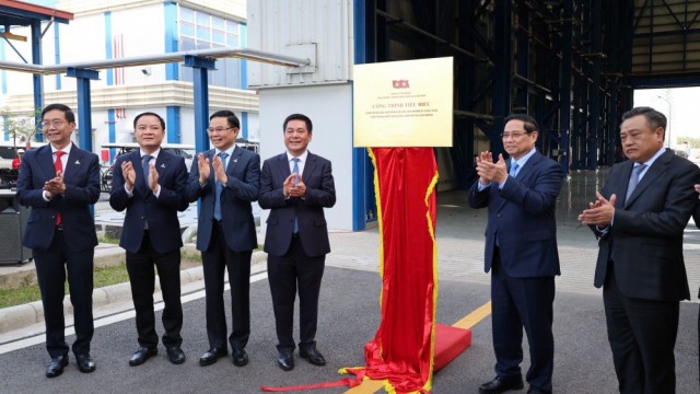 Bộ trưởng Nguyễn Hồng Diên dự Lễ khánh thành Nhà máy điện Nhơn Trạch 3,4