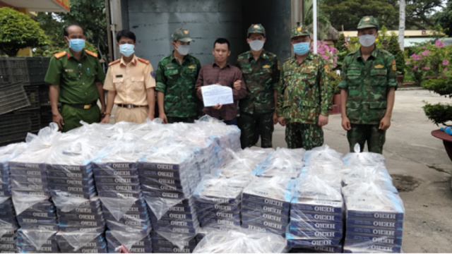 Tăng cường kiểm soát buôn lậu thuốc lá qua biên giới Tây Nam