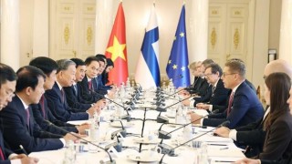 Các hoạt động ngày đầu tiên của Bộ trưởng Nguyễn Hồng Diên trong khuôn khổ chuyến thăm chính thức của Tổng Bí thư Tô Lâm và Phu nhân tới Phần Lan