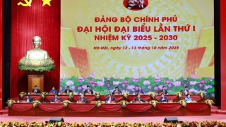 Đại hội đại biểu Đảng bộ Chính phủ lần thứ nhất: "Đoàn kết kỷ cương - Dân chủ đổi mới - Đột phá phát triển - Gần dân, vì dân" 