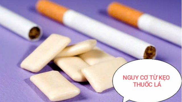 Kẹo thuốc lá là gì? nguy cơ từ kẹo thuốc lá