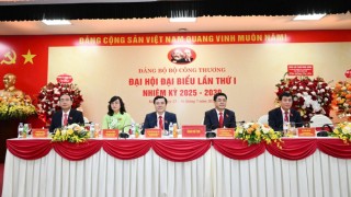Khai mạc Đại hội Đại biểu lần thứ 1 Đảng bộ Bộ Công Thương nhiệm kỳ 2025 - 2030| Báo Công Thương