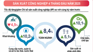 Tình hình kinh tế – xã hội tháng Tư và 4 tháng đầu năm 2025