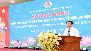 Bộ trưởng Nguyễn Hồng Diên dự Lễ phát động Tháng Công nhân và Tháng hành động về ATVSLĐ năm 2025