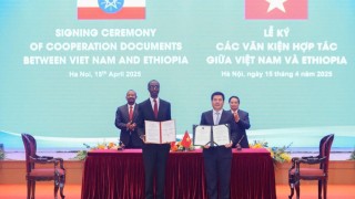 Các hoạt động của Bộ trưởng Nguyễn Hồng Diên trong khuôn khổ chương trình đón tiếp đoàn Thủ tướng Ethiopia và Phu nhân thăm chính thức Việt Nam