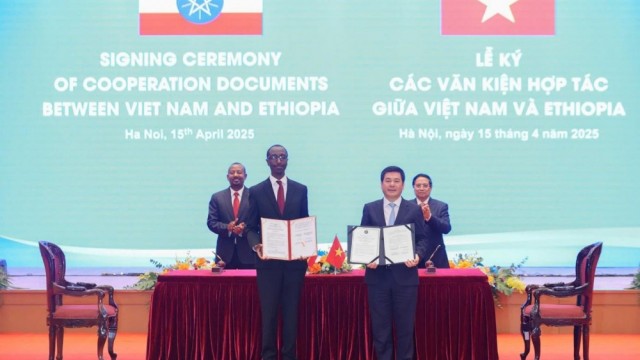 Các hoạt động của Bộ trưởng Nguyễn Hồng Diên trong khuôn khổ chương trình đón tiếp đoàn Thủ tướng Ethiopia và Phu nhân thăm chính thức Việt Nam