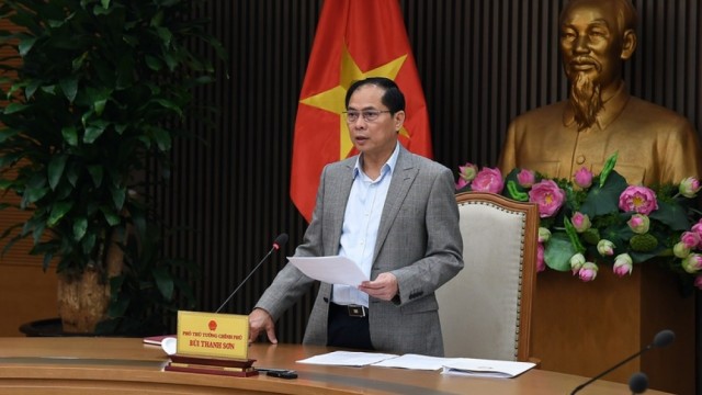 Phó Thủ tướng Bùi Thanh Sơn chủ trì họp Tổ công tác về hợp tác kinh tế, thương mại với Hoa Kỳ
