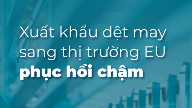 Xuất khẩu dệt may sang thị trường EU phục hồi chậm