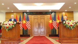 Việt Nam - Hoa Kỳ nâng tầm quan hệ Đối tác Chiến lược Toàn diện vì Hòa bình, Hợp tác và Phát triển bền vững 