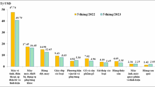 Tình hình xuất khẩu, nhập khẩu hàng hóa của Việt Nam tháng 5 và 5 tháng năm 2023