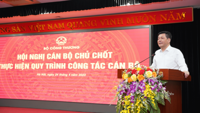 Bộ Công Thương tổ chức Hội nghị cán bộ chủ chốt thực hiện quy trình công tác cán bộ