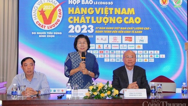 Công bố 519 doanh nghiệp đạt chứng nhận Hàng Việt Nam chất lượng cao 2023