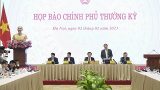 Thứ trưởng Đỗ Thắng Hải trả lời báo chí tại cuộc họp báo Chính phủ ngày 2/2/2023